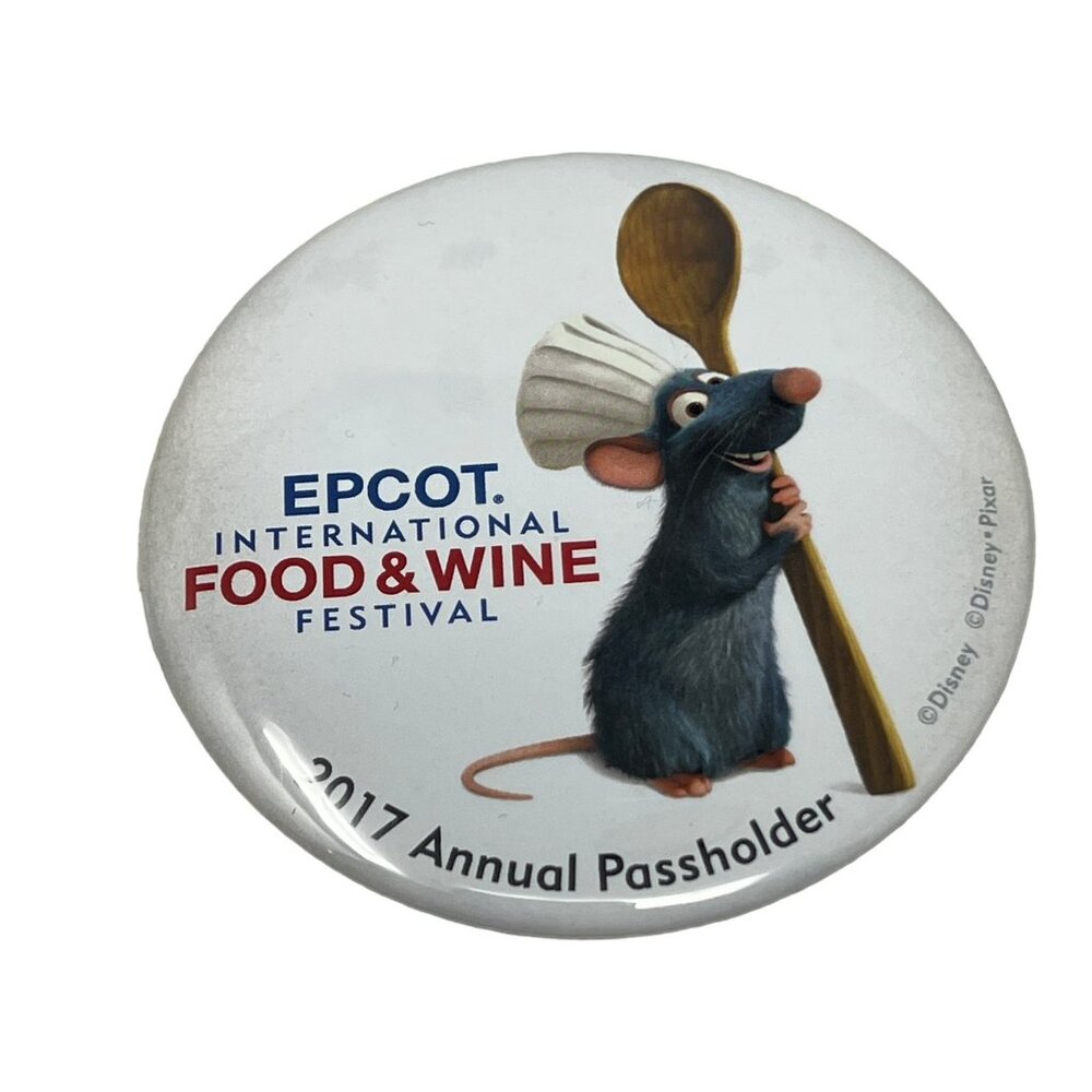 WDW 2017 Epcot Pin International Food Wine Festival Disney Ratatouille w Spoon